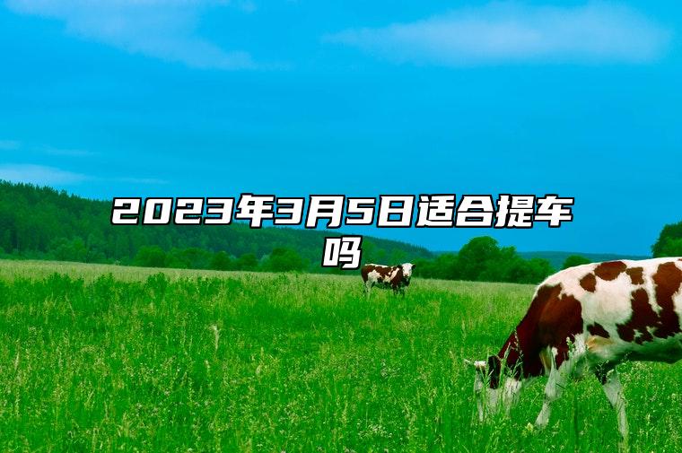 2023年3月5日适合提车吗，农历二月十四可以买新车吗